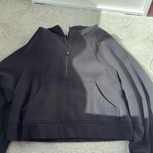 Scuba Oversized Half-Zip Hoodie